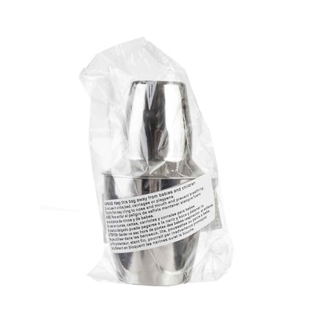 TableCraft 375 8 oz 3-Piece Stainless Steel Mini Bar Shaker