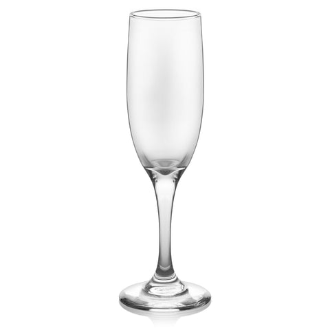 Libbey 3795 Embassy 6 oz Champagne Flute Glass - Safedge Rim & Foot Guarantee