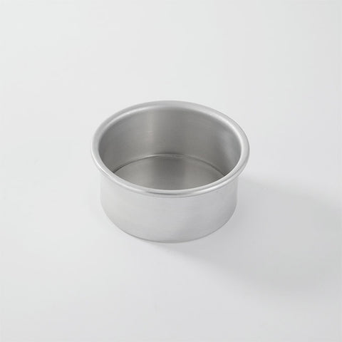 American Metalcraft 3806 6" x 3" Round Aluminum Cake Pan