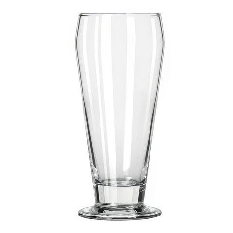 Libbey Glass 3812 12 oz Footed Ale Beer Glass with Safedge Rim and Foot Guarantee