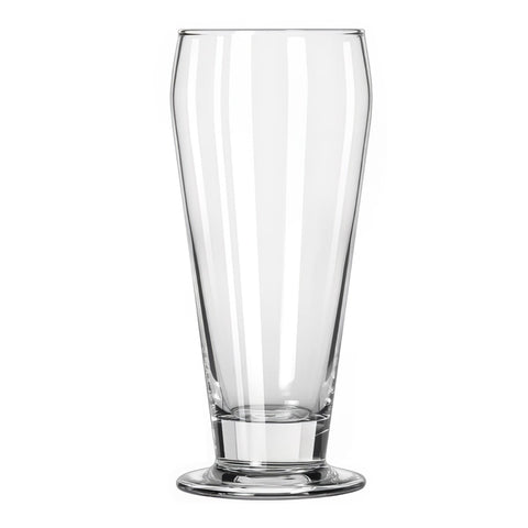 Libbey Glass 3812 12 oz Footed Ale Beer Glass with Safedge Rim and Foot Guarantee