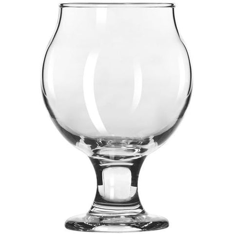 Libbey Glass 3816 Belgian Beer Taster Glass, 5 oz Clear Stackable Footed Snifter