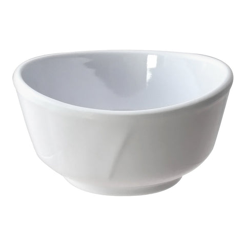 Thunder Group 39045WT Classic White 11 oz. Round Melamine Bowl
