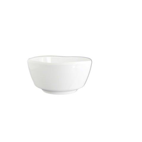 Thunder Group 39050WT Classic White 16 oz. Round Melamine Bowl
