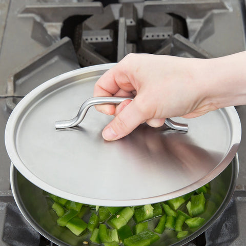Vollrath 3908C 8-Inch Optio Flat Stainless Steel Cookware Cover