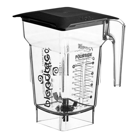 Blendtec 40-609-62 FourSide 75 oz Clear Blender Jar with Hard Lid