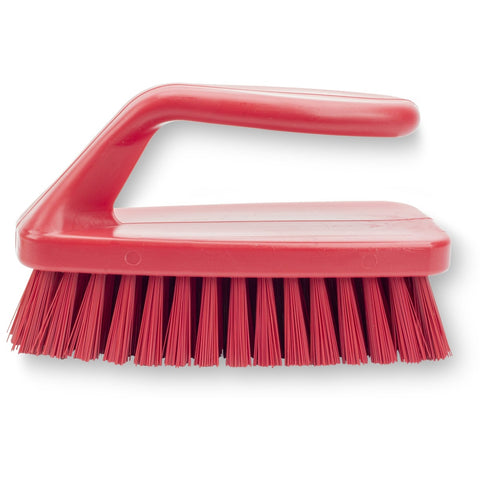 CFS Brands 40024EC05 Sparta Bake Pan Lip Brush, 6-Inch Red Polyester Bristle Brush