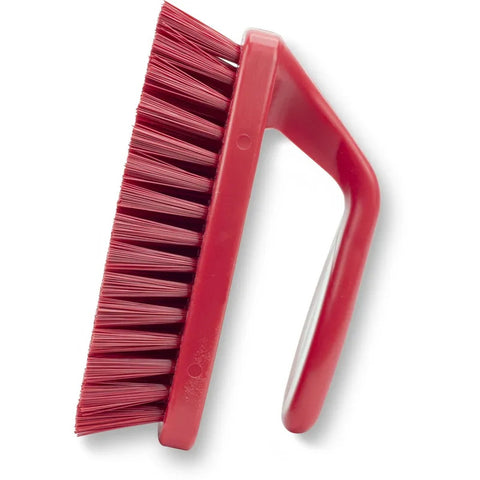 CFS Brands 40024EC05 Sparta Bake Pan Lip Brush, 6-Inch Red Polyester Bristle Brush