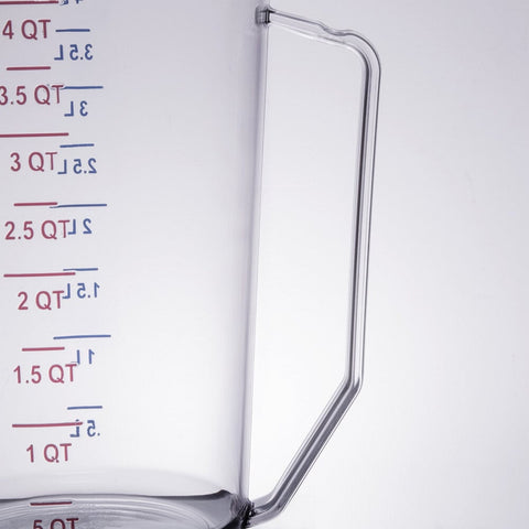 Cambro 400MCCW135 Camwear 4 Qt. Clear Polycarbonate Measuring Cup