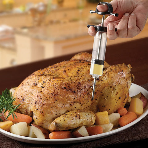 Chef Master 40100CM Professional Seasoning/Marinade Injector