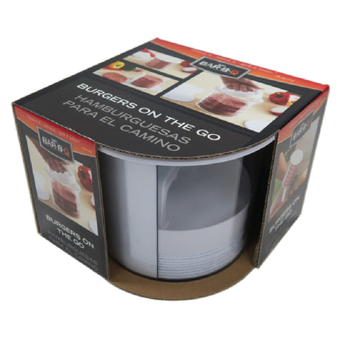 Chef Master 40231Y Mr. Bar-B-Q Multi-Layer Burger Press Set, 12-Piece