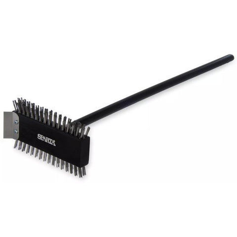 CFS Brands 4029000 Sparta Broiler Master Grill Brush & Scraper with 30.5 in Handle
