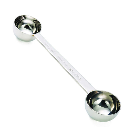 Tablecraft Products 403 Double-Ended Coffee Scoop, 1 & 2 Tbsp Stainless Steel