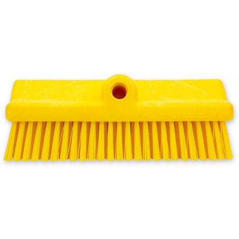 CFS Brands 40423EC04 Sparta Color Coded Bi-Level Floor Scrub Brush 10 Inch Yellow