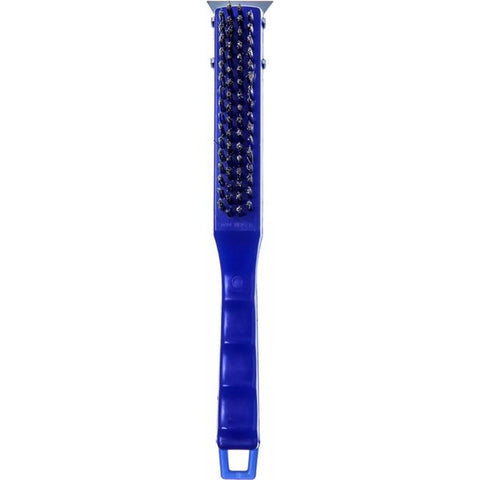 CFS Brands 4067200 Sparta Scratch Brush, Stainless Steel Bristles, Blue