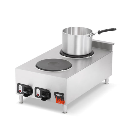 Vollrath 40739 Two-Burner Countertop Electric Hot Plate (208-240V)