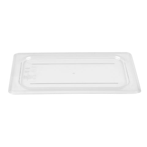 Cambro 40CWC135 Camwear 1/4 Size Flat Clear Polycarbonate Food Pan Cover