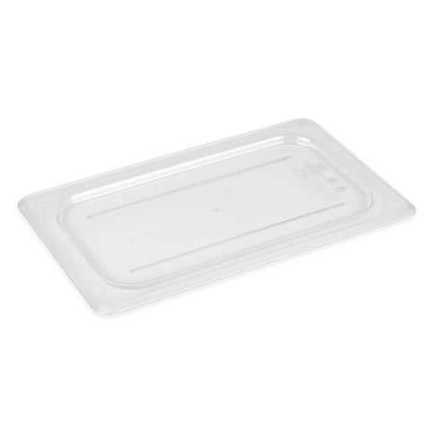 Cambro 40CWC135 Camwear 1/4 Size Flat Clear Polycarbonate Food Pan Cover