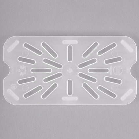 Cambro 40PPD190 1/4 Size Translucent Polypropylene Drain Shelf