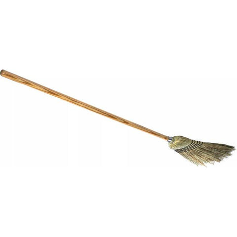 CFS Brands 4135067 56 in Blended Corn Bristle 5-Stitch Warehouse Janitorial Broom