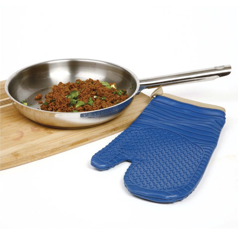 Norpro 414C Blue Silicone and Fabric Oven Glove