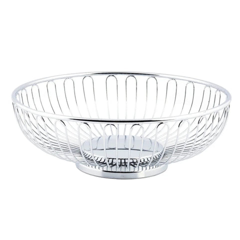 TableCraft Products 4170 Chrome Plated Round Cash & Carry Chalet Basket