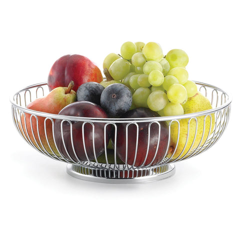 TableCraft Products 4170 Chrome Plated Round Cash & Carry Chalet Basket