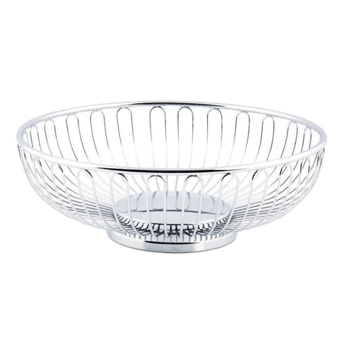 TableCraft Products 4170 Chrome Plated Round Cash & Carry Chalet Basket