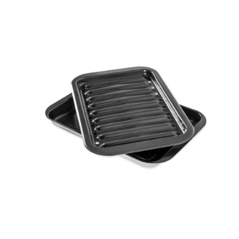 Nordic Ware 41831 2-Piece Classic Non-Stick Broiler Pan Set