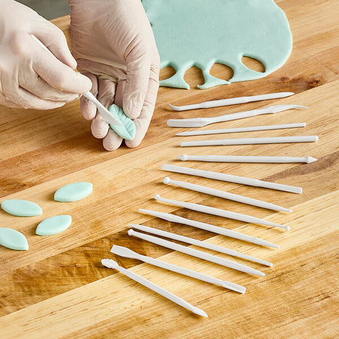 Ateco 4203 14-Piece Plastic Mini Sculpturing Tool Set