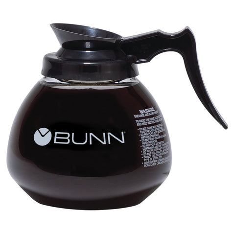 BUNN 42400.0024 64 oz Black Handle Glass Coffee Decanter