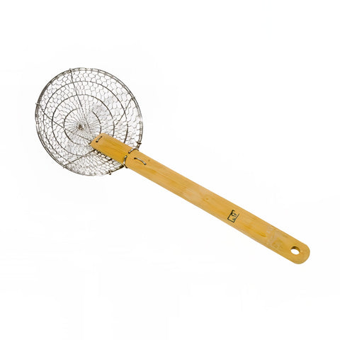 Town 42606 6" Coarse Mesh Skimmer with Bamboo Handle