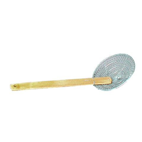 Town 42617 Galvanized Coarse Mesh Skimmer with Bamboo Handle