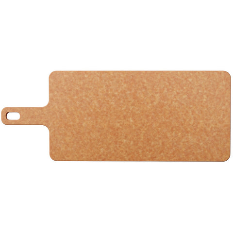 Epicurean 429-197501 Natural Richlite Wood Fiber Cutting and Serving Board with 4" Handle, 19" x 7-1/2"