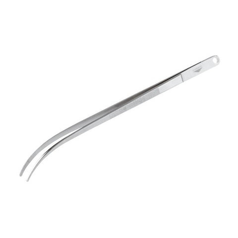 Paderno 42902-31 Curved Stainless Steel Cooking Tongs, 11-7/8" L