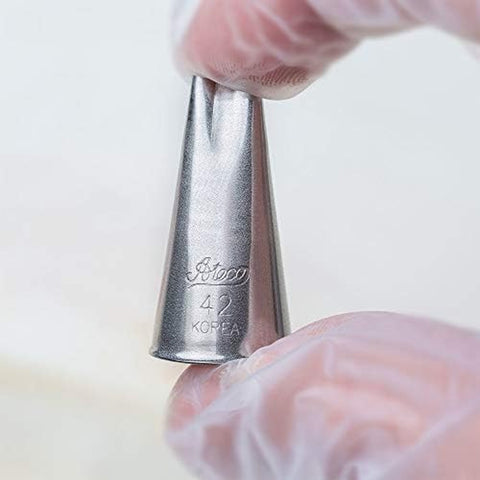 Ateco 42 2-Hole Stainless Steel Piping Tip