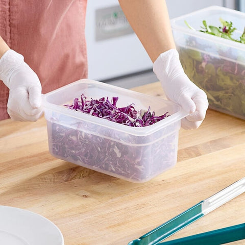 Cambro 44PP190 1/4 Size Translucent Polypropylene Food Pan, 4 inch Deep