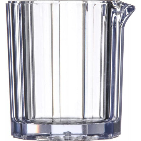 Carlisle FoodService Products 456007 Syrup Pitcher/Creamer, 2 oz, Clear SAN