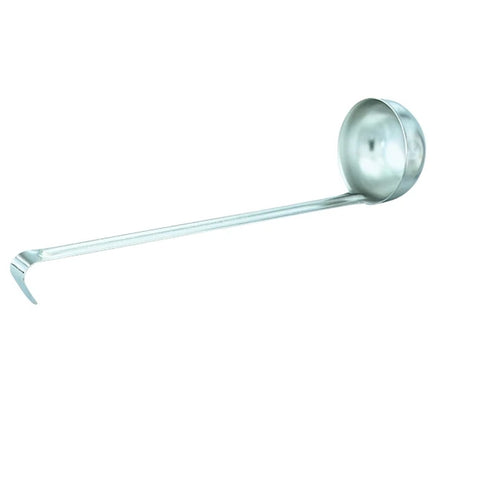 Vollrath 46812 2 oz. Economy One-Piece Stainless Steel Ladle with Hooked Handle
