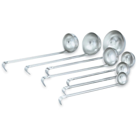 Vollrath 46814 4 oz. One-Piece Economy Stainless Steel Ladle