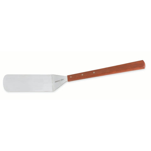 Mundial 4684M Long Handle Turner - 8" x 3" Stainless Steel Blade with Wood Handle