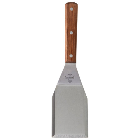 Mundial 4686M Hamburger Turner 4" x 3" with Wood Handle