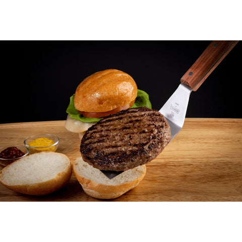 Mundial 4686M Hamburger Turner 4" x 3" with Wood Handle