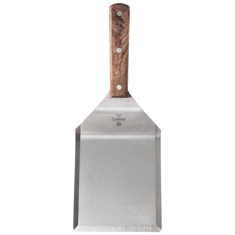 Mundial 4688M 6" x 5" Hamburger and Meat Turner Spatula with Wood Handle