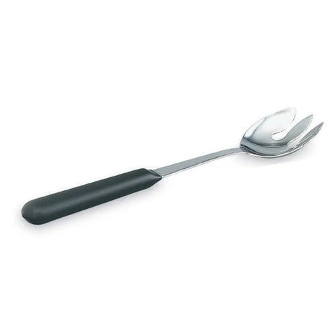 Vollrath 46920 Kool-Touch Notched Serving Spoon, 11-5/8 in., Stainless Steel with Black Handle