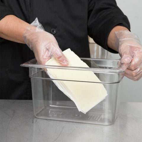 Cambro 46CW135 Camwear 1/4 Size Clear Polycarbonate Food Pan - 6" Deep