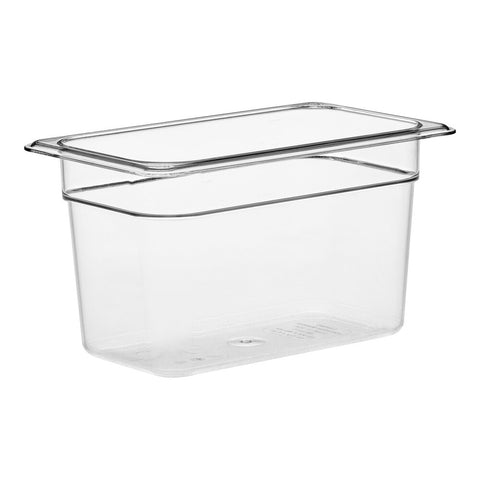 Cambro 46CW135 Camwear 1/4 Size Clear Polycarbonate Food Pan - 6" Deep
