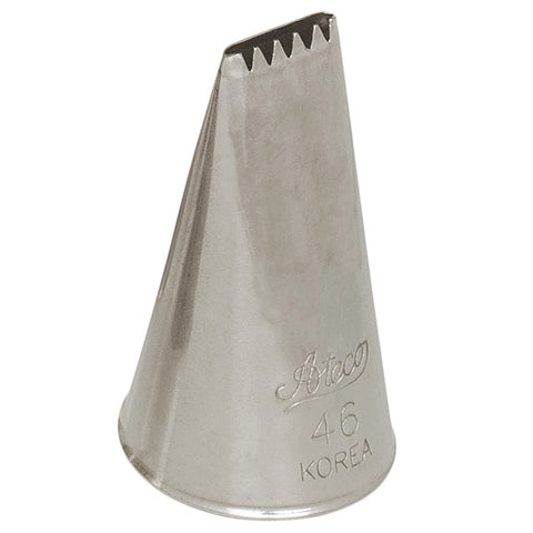 Ateco #46 Basketweave Pastry Tube - Seamless Stainless Steel Piping Tip
