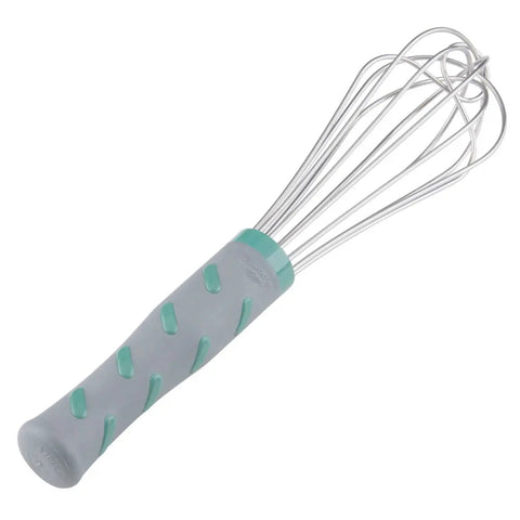 Vollrath 47091 12-Inch French Whip with Aqua Nylon Handle, Stainless Steel