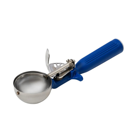 Vollrath 47143 Jacob's Pride #16 Dark Blue 2 oz. Thumb Press Disher